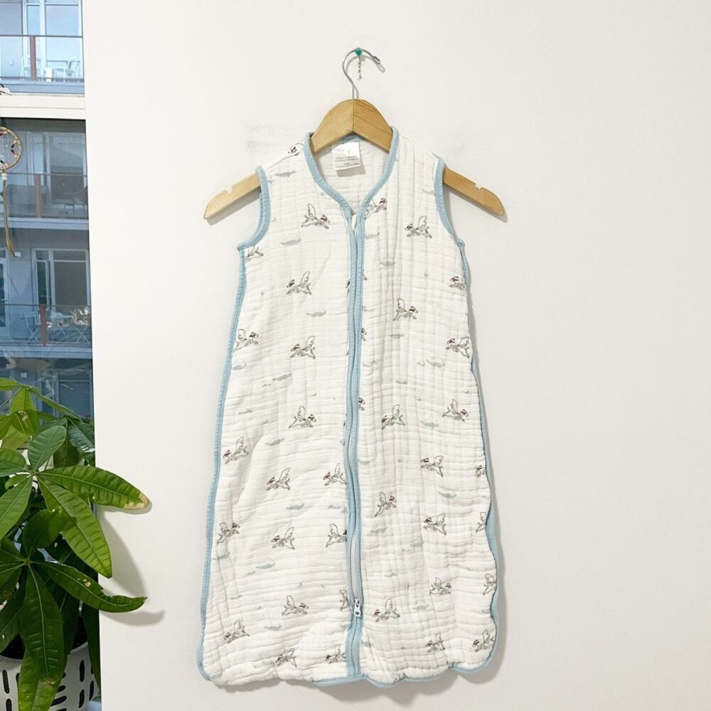Aden + Anais Flying Dog Cotton Sleepsack Size Large 12-18 Months